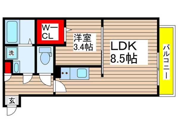 Four Seasons新検見川の物件間取画像